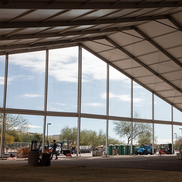 CONSTRUCTION FOR 2023 COORS LIGHT BIRDS NEST UNDERWAY Official