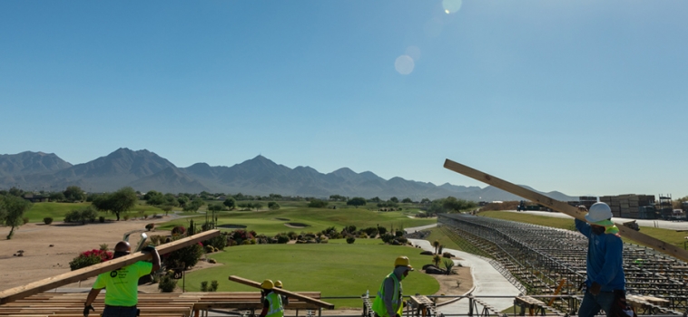 CONSTRUCTION UNDERWAY AT TPC SCOTTSDALE FOR 2025 WM PHOENIX OPEN