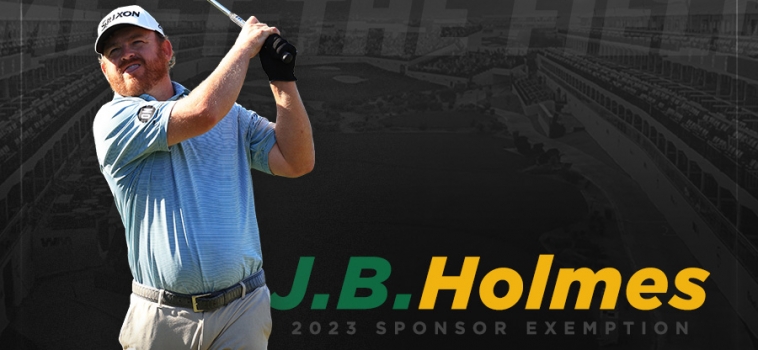 TWO-TIME WM PHOENIX OPEN CHAMPION J.B. HOLMES RECEIVES SECOND SPONSOR EXEMPTION FOR 2023 WM PHOENIX OPEN