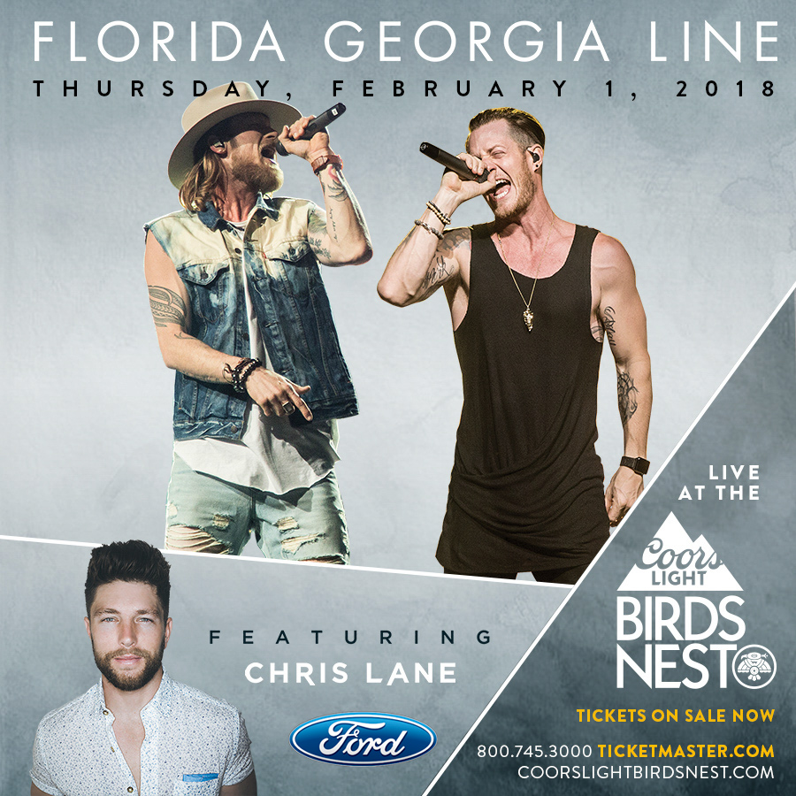 Florida Georgia Line To Headline Thursday Night Of Coors Light Birds ...