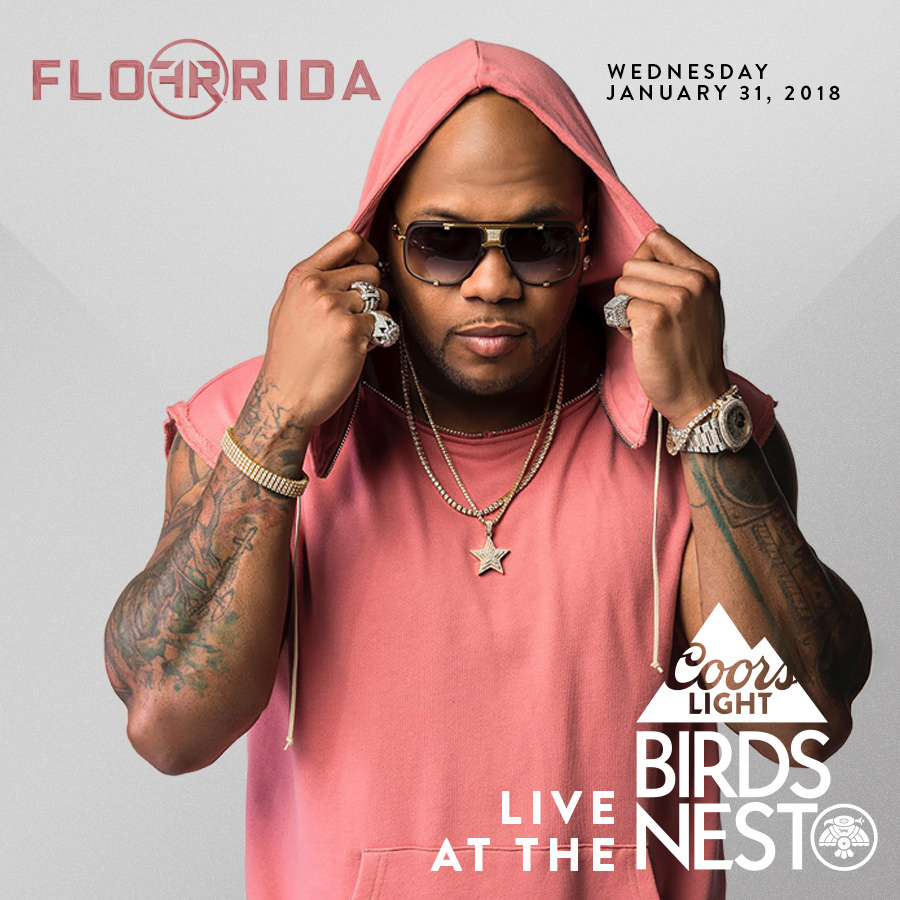 Flo Rida to Headline Wednesday Night of Coors Light Birds Nest