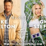 BLAKE SHELTON & GWEN STEFANI TO TAKE THE STAGE AT THE ICONIC 16TH HOLE TO HIGHLIGHT YEAR FOUR OF CONCERT IN THE COLISEUM