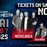 DIAMOND-CERTIFIED CANADIAN ROCK BAND NICKELBACK TO HEADLINE FRIDAY NIGHT OF 2025 COORS LIGHT BIRDS NEST