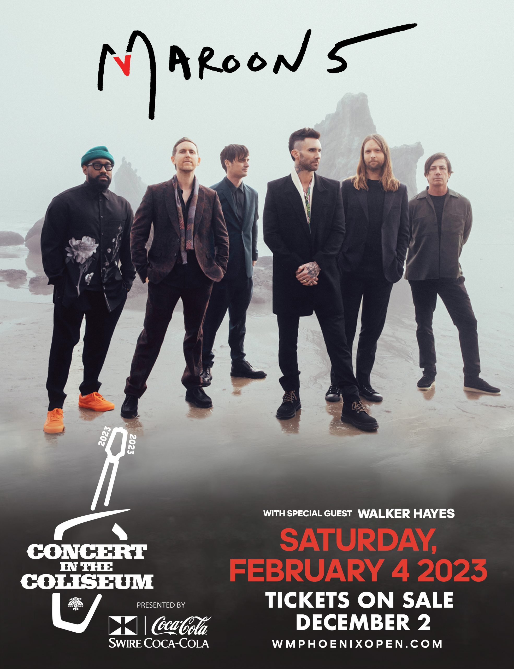 GRAMMYAWARD WINNING MAROON 5 TO TAKE THE STAGE AT THE ICONIC 16TH HOLE