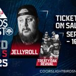 JELLY ROLL TICKETS ON SALE NOW FOR OPENING NIGHT OF COORS LIGHT BIRDS NEST